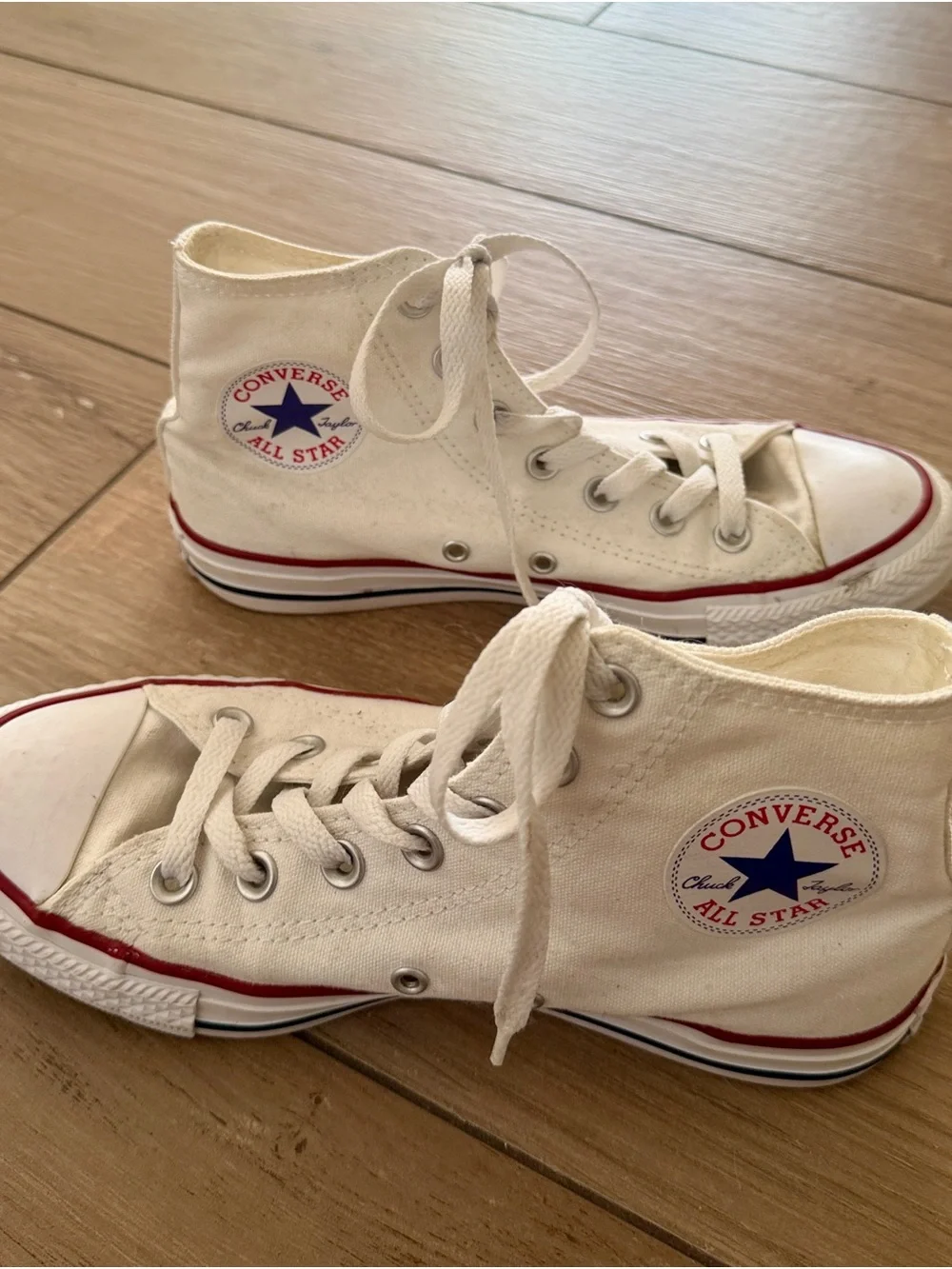 CONVERSE Chuck Taylor All Star High Top Core Shoes Sneakers Unisex White 7.5